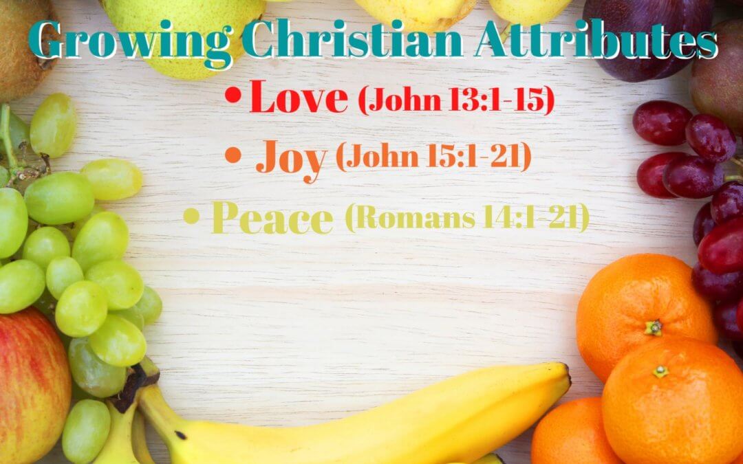 Growing Christian Attributes – Attribute #3: Peace