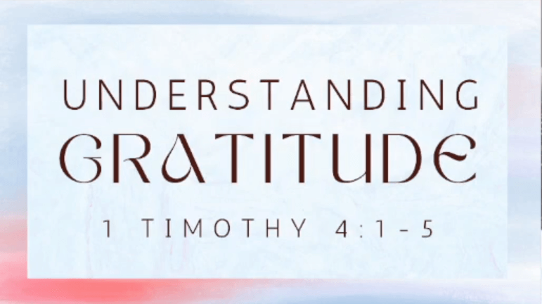 Understanding Gratitude