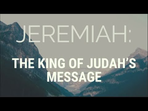 The Kings of Judah’s Message (Part 1)