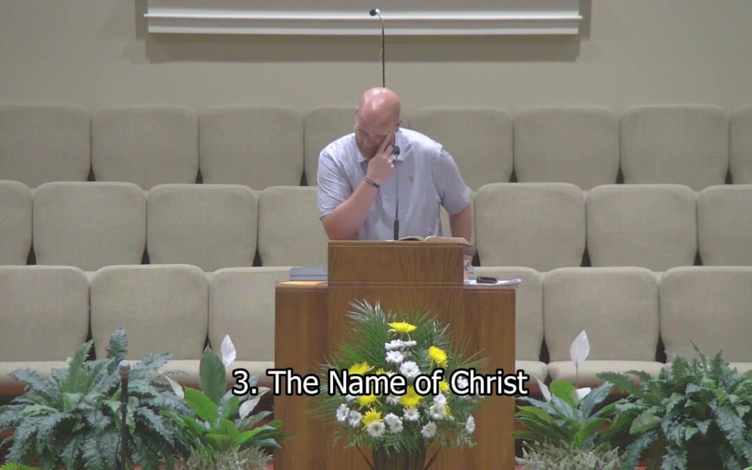 The Peace, Word, and Name of Christ