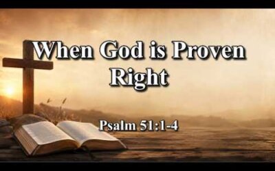 When God is Proven Right